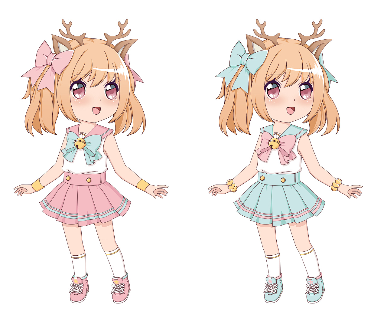 鹿小翎鹿宝的拟人形象