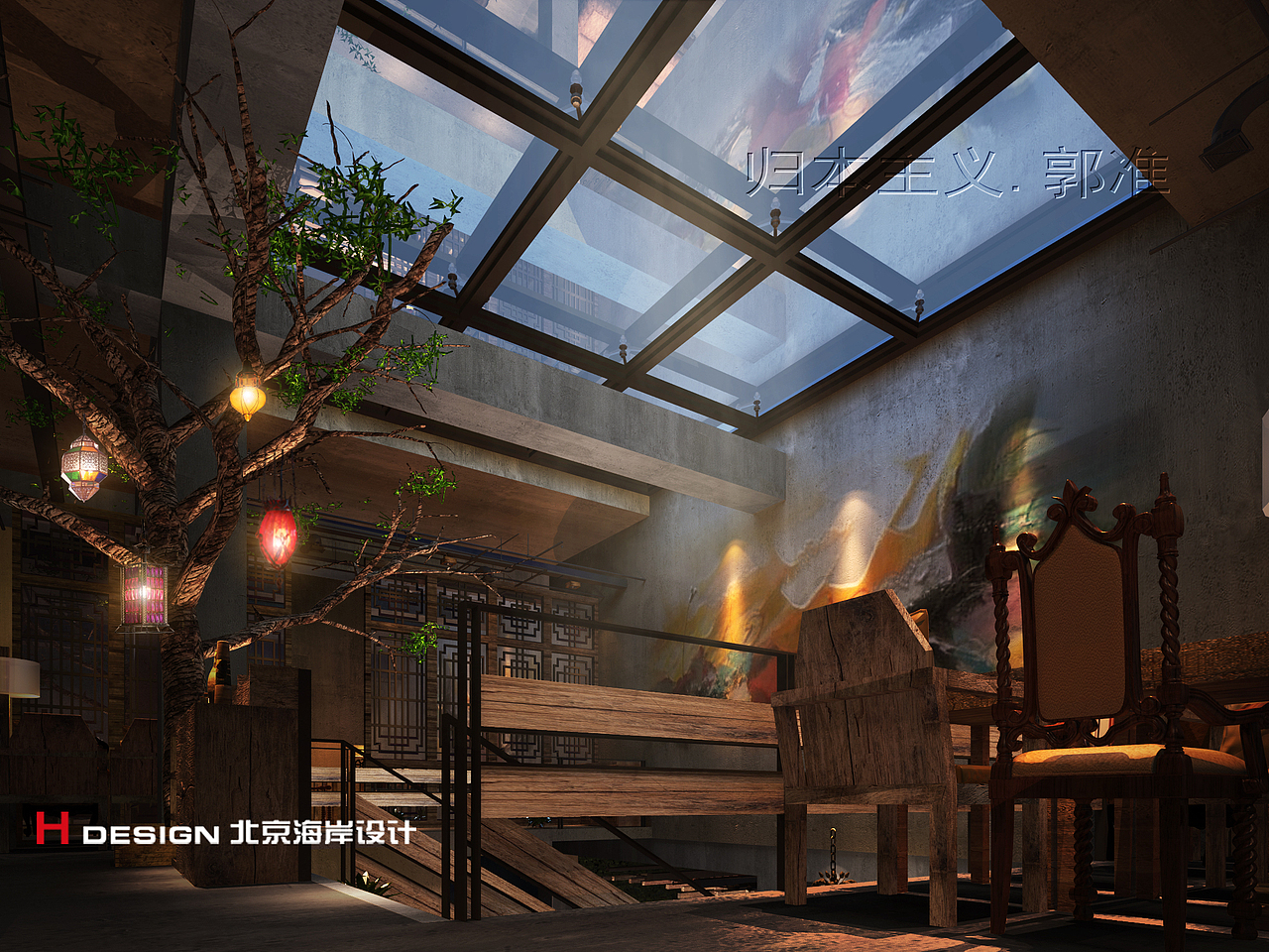 精品咖啡厅设计|周口漫咖啡