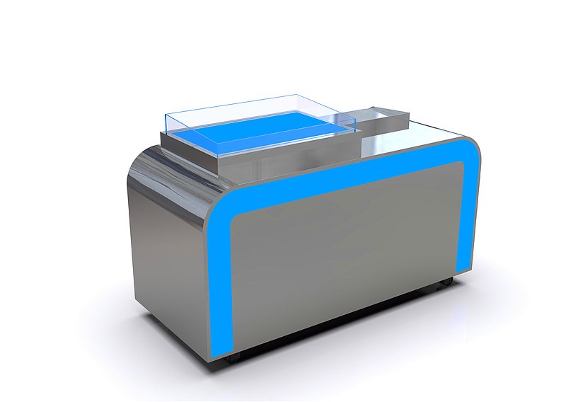 学校银行单位取餐台定制加工厂移动布菲台设备制作