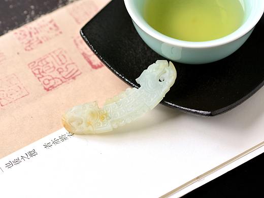 设计师作品|仿古件龙翡翠挂件