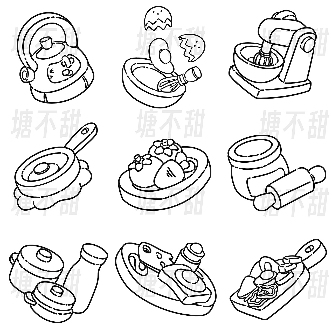 画画碎片|近期小物体速写线稿