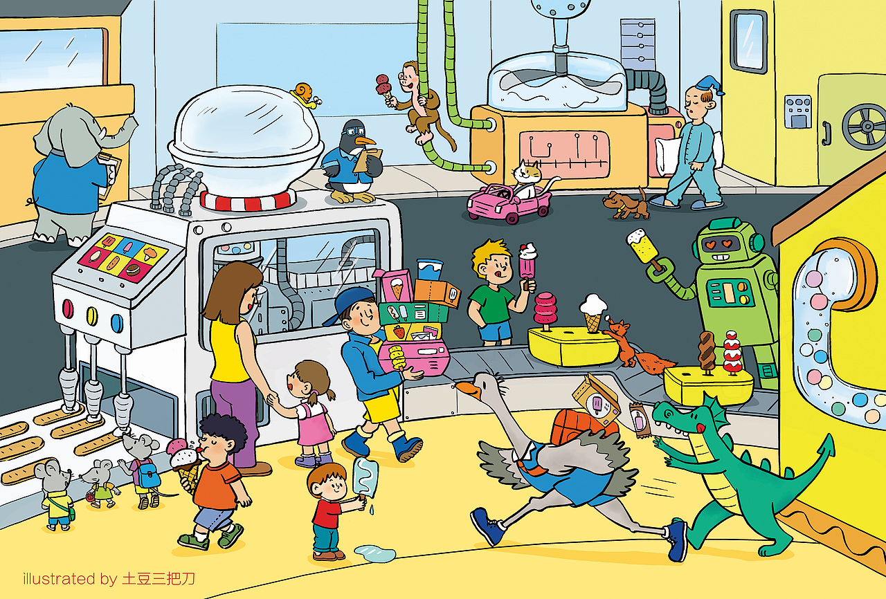 最近的练习（图ZMTU2MTY0MzYw） - 儿童插画 - 站酷设计师土豆三把刀原创素材 - 站酷ZCOOL