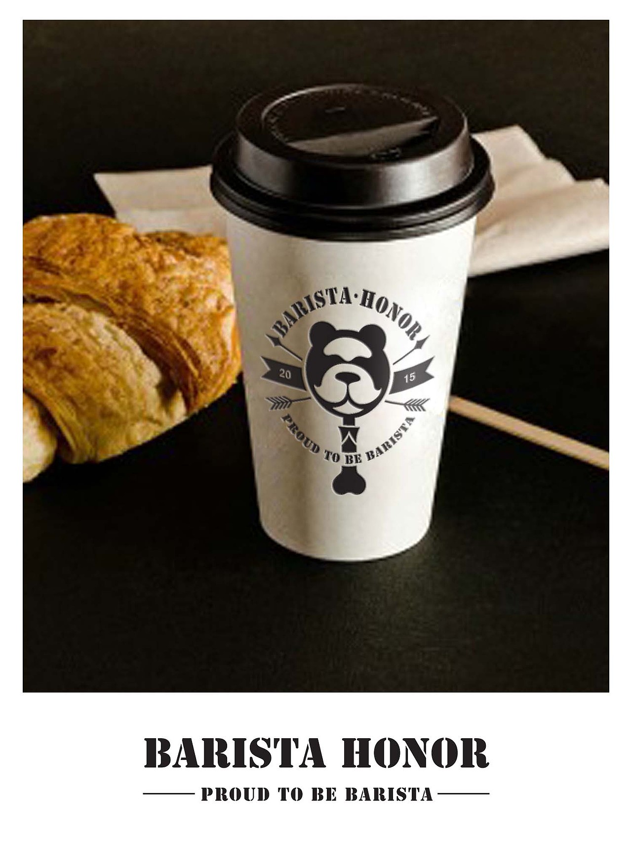 barista honor 标志设计