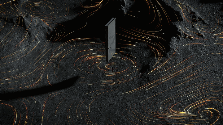 TATA灰柳直纹木门