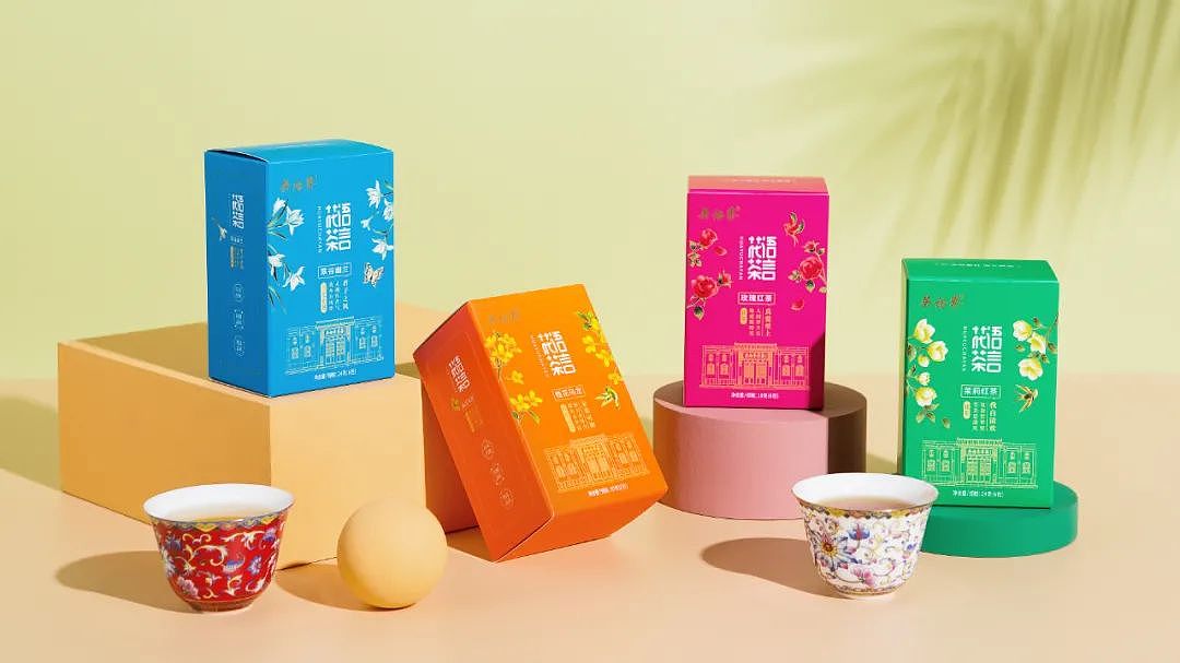 【壹峰创新】吴裕泰之花语茶言(图ZMzA1MTIzMTM2) - 品牌 - 站酷设计师壹峰创新原创素材 - 站酷ZCOOL