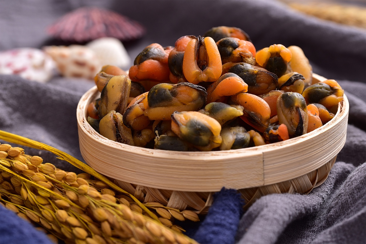 海鲜干货 蛤蜊干 海虹干 扇贝丁 墨鱼板