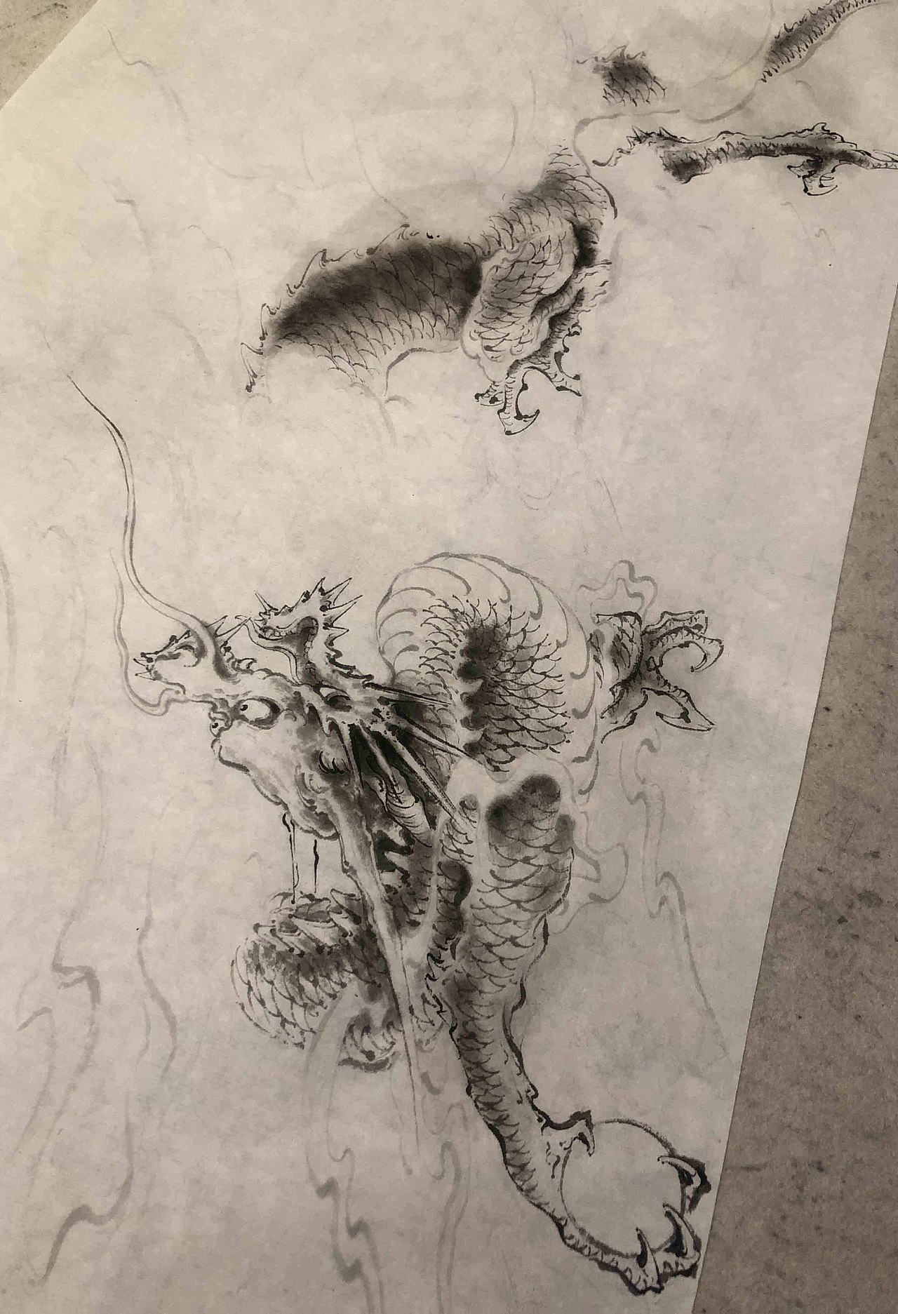 中国龙《云水怒》-辛丑由龙作品（图ZMjQ5MzgwOTAw） - 绘画 - 站酷设计师上海由龍工作室原创素材 - 站酷ZCOOL