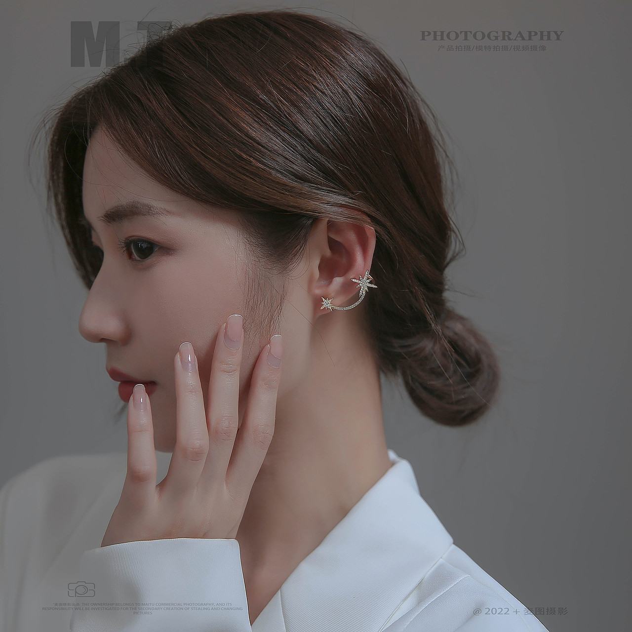 产品摄影 | 小众饰品 耳饰模特拍摄作品展示