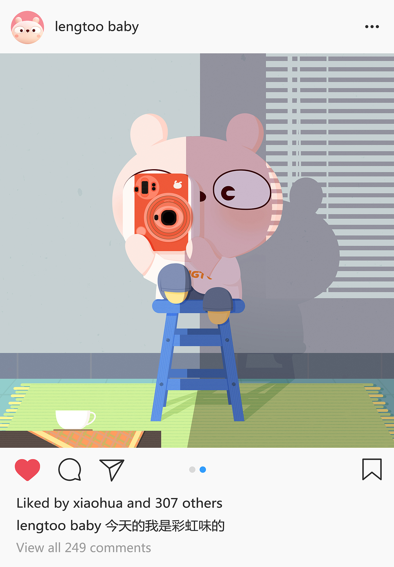 冷兔baby —— 假如baby有ins（图ZMTU1NTg5OTMy） - 商业插画 - 站酷设计师冷兔同学原创素材 - 站酷ZCOOL