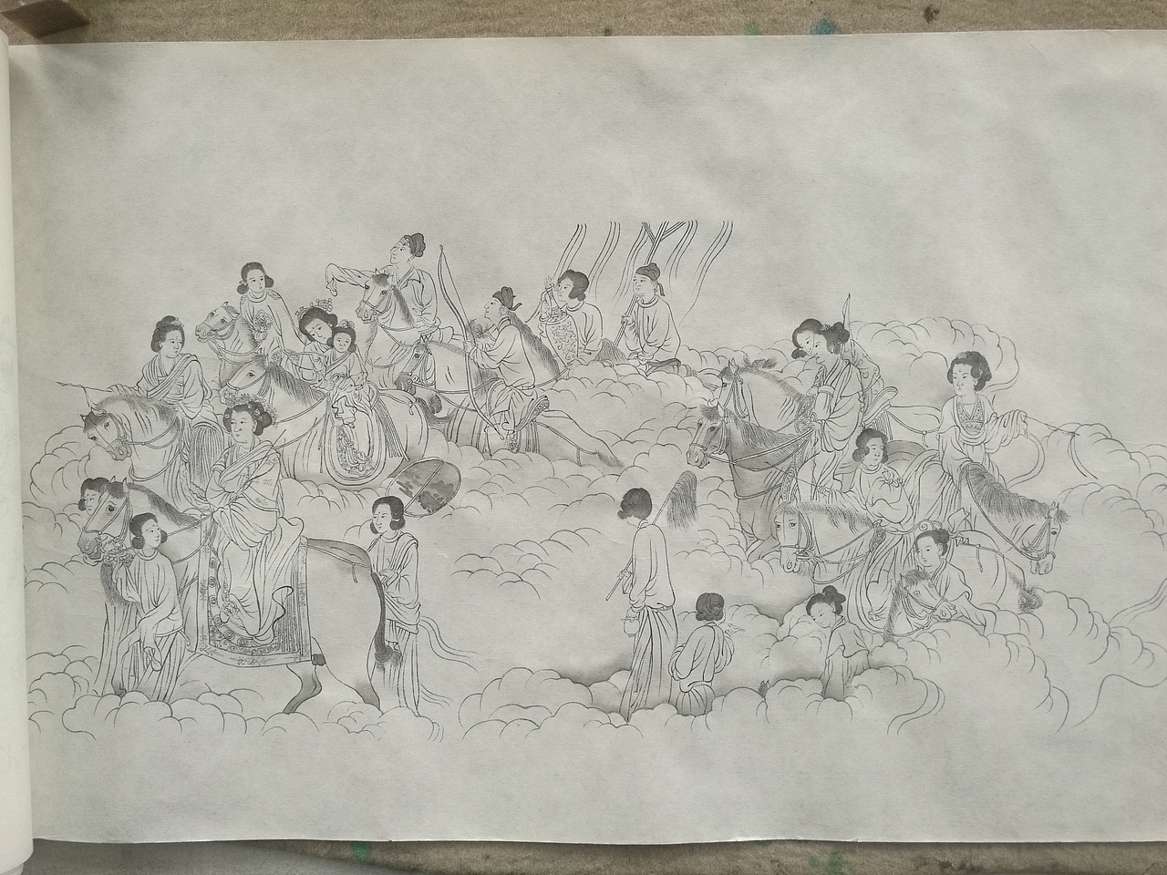 西岳降灵图（图ZMTU5OTU5Nzg0） - 绘画 - 站酷设计师三一闲人原创素材 - 站酷ZCOOL