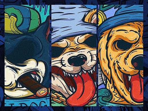 Doggy潮流插画系列