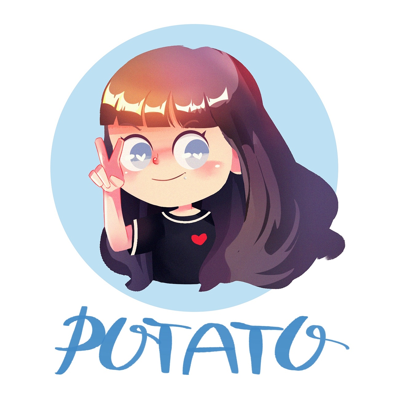 #儿童插画 近期商业头像小色稿总结