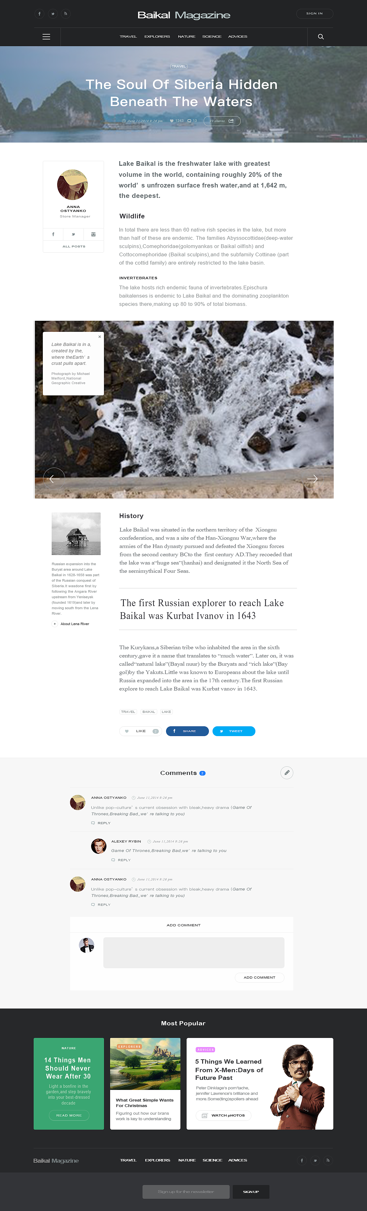 Baikal_Sample_Article（图ZMTI2ODMwMTEy） - 门户网站 - 站酷设计师期待自己强大原创素材 - 站酷ZCOOL