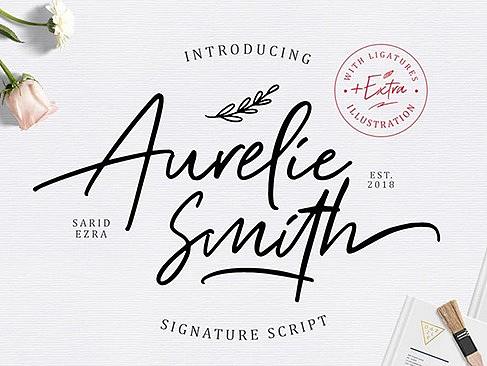 为婚礼准备的字体