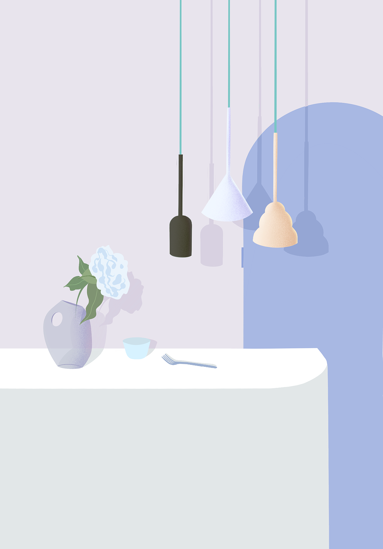 致敬莫兰迪（图ZMjIzMTU5NDAw） - 商业插画 - 站酷设计师一禾栗子原创素材 - 站酷ZCOOL