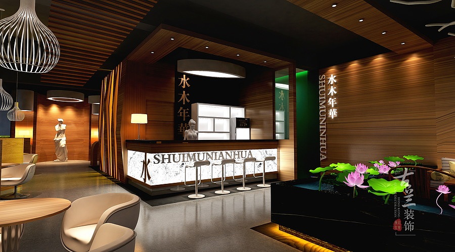 2017年成都专业咖啡厅装修设计公司-《水木年华咖啡厅》（图ZNjgwMzgxNjA=） - 家装设计 - 站酷设计师成都咖啡厅设计丨原创素材 - 站酷ZCOOL