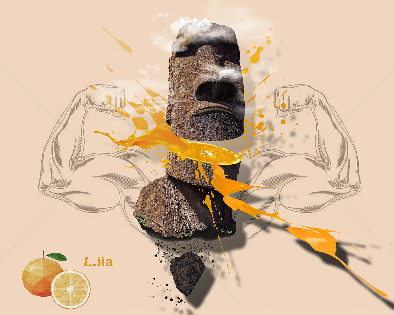 ps海报早期作品