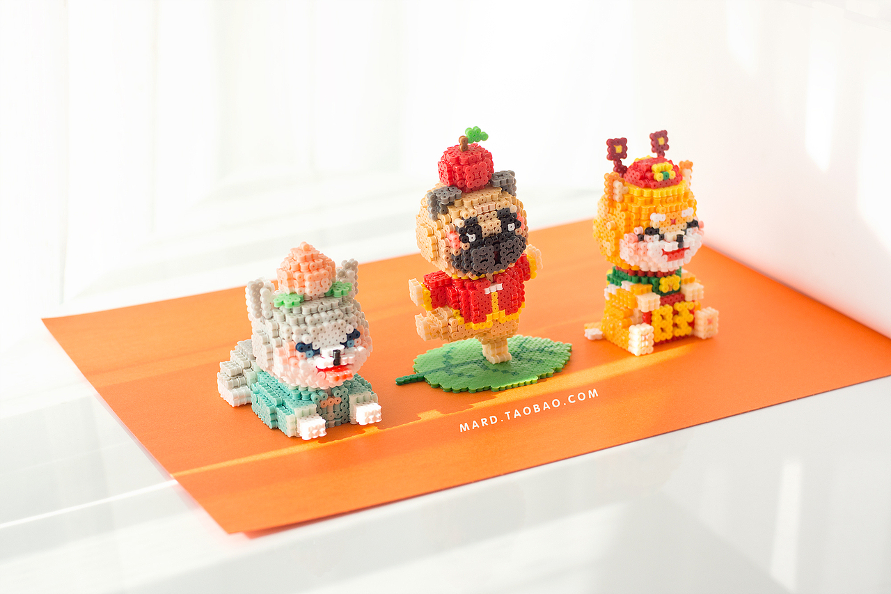 MARD拼豆原创-狗狗合集(巴哥 柯基 哈士奇 柴犬)