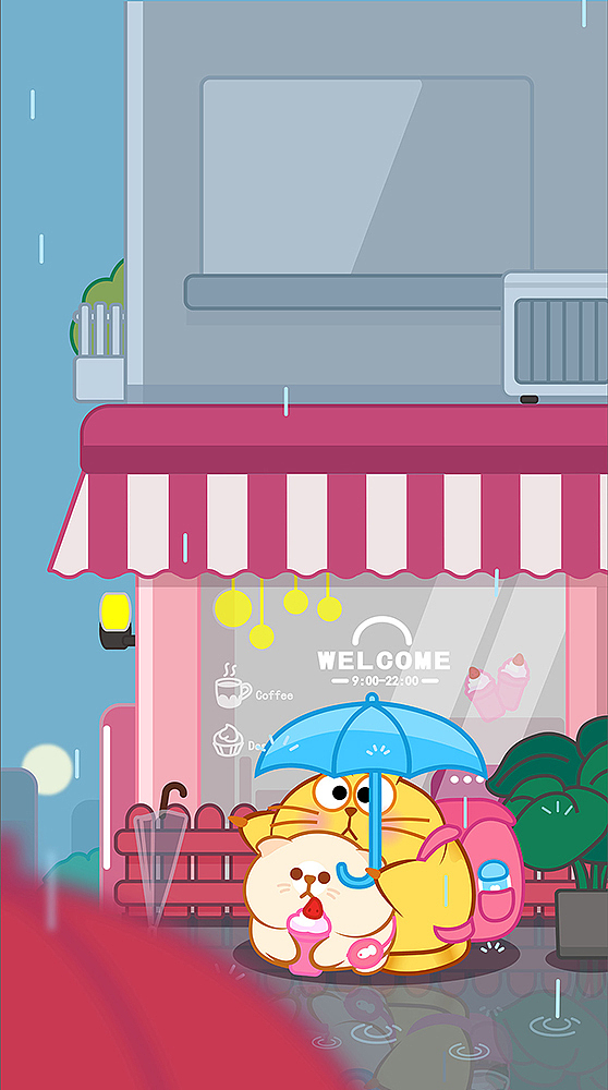 蛋黄猫表情壁纸（图ZMTI1NjExNDI4） - 网络表情 - 站酷设计师噗噗爱画画原创素材 - 站酷ZCOOL