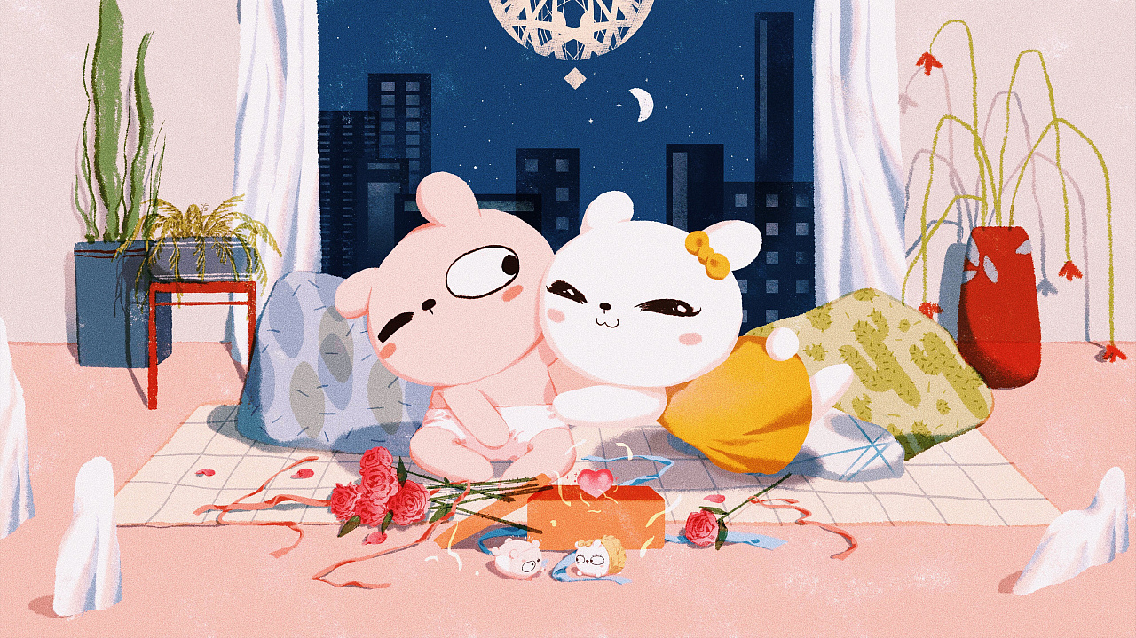 冷兔丨ip插画形象绘制需求-2