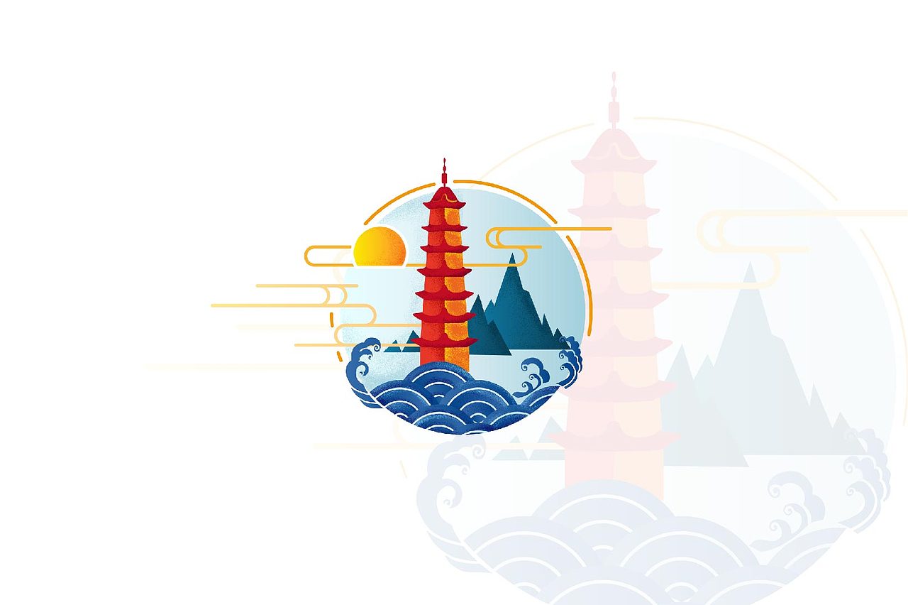 YUXI · HONGTASHAN（图ZNzA4NjIzNzI=） - 商业插画 - 站酷设计师几已山人原创素材 - 站酷ZCOOL