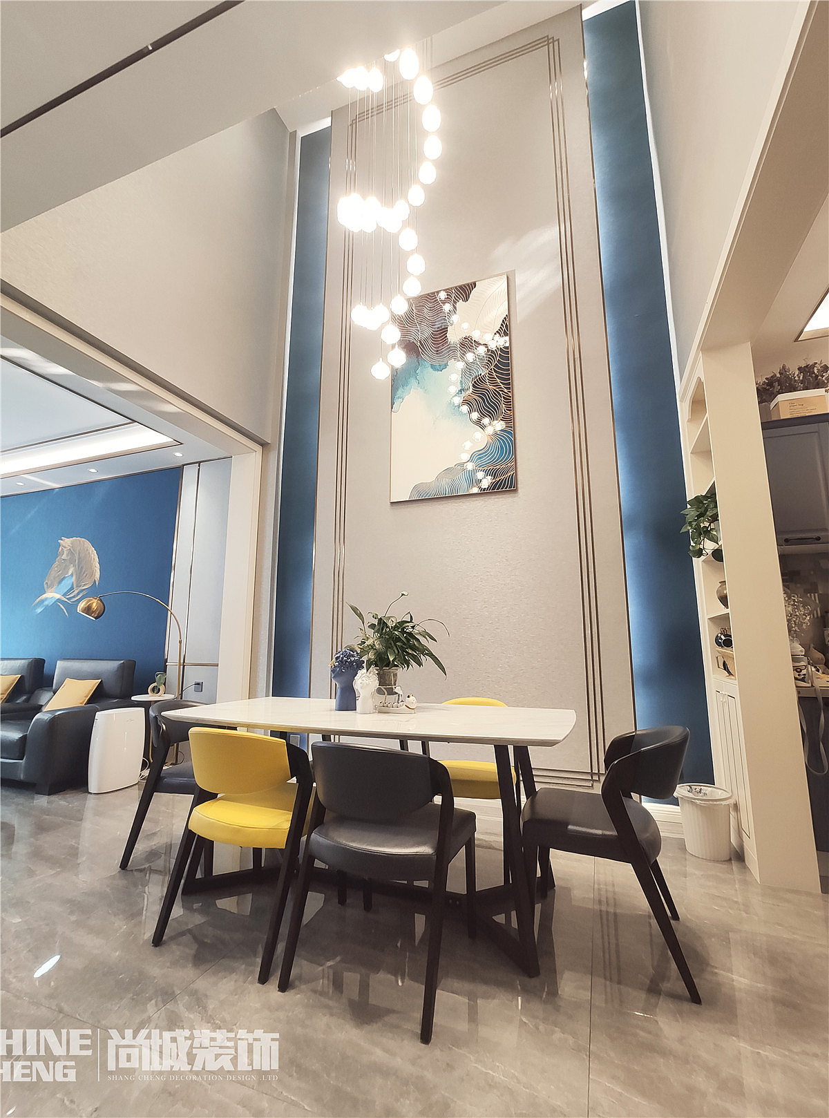 泰安五矿·万境水岸小区别墅现代轻奢风格实景案例（图ZMjMzNzYzODg4） - 家装设计 - 站酷设计师泰安尚城装饰原创素材 - 站酷ZCOOL