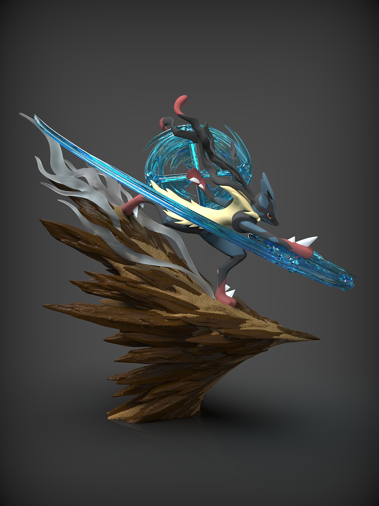 路卡利欧！我的帅炸宝可梦手办制作过程🔥（图ZMzc5OTA1OTgw） - 玩具 - 站酷设计师德小胖原创素材 - 站酷ZCOOL