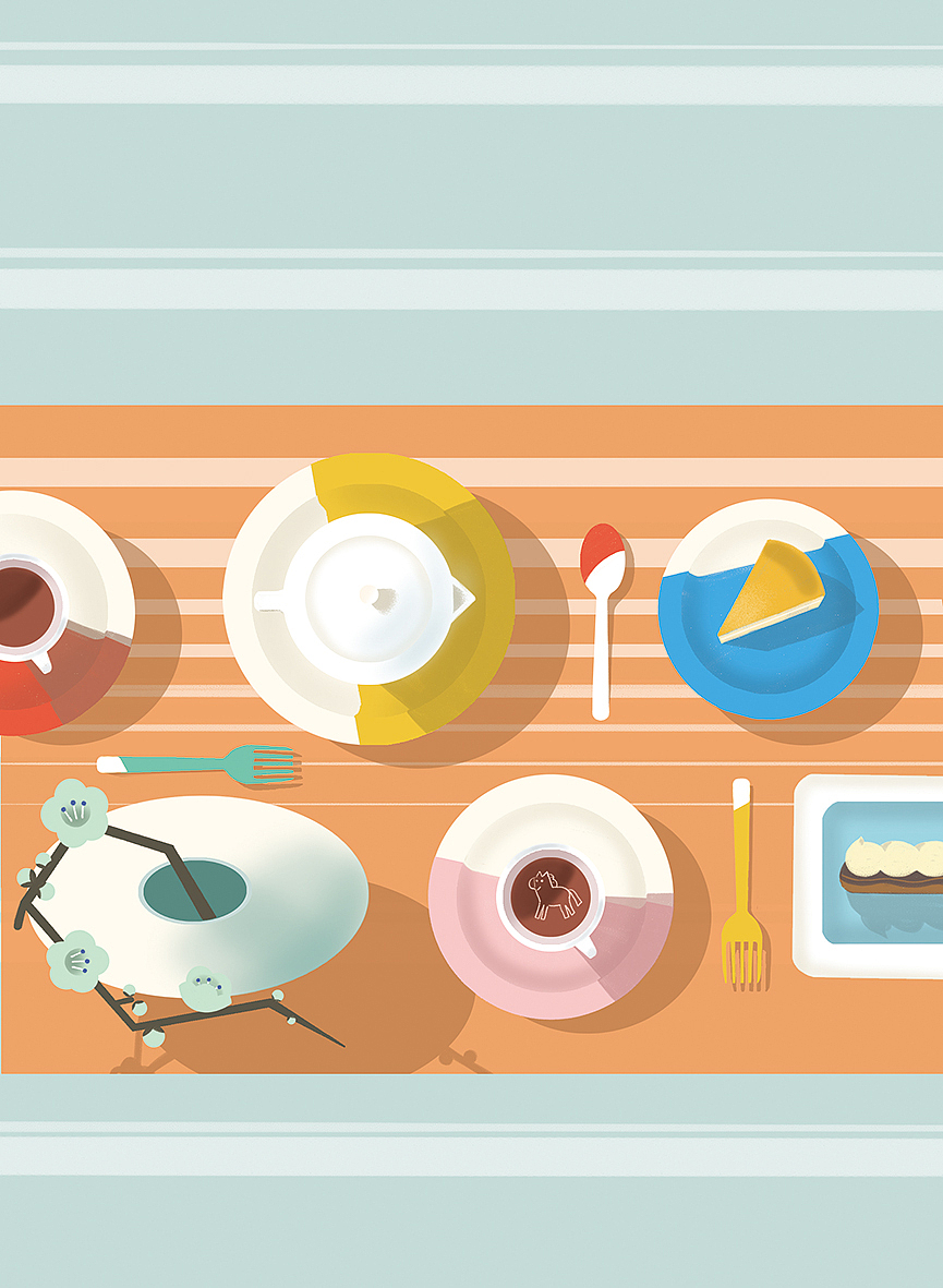 《慢成长》2020/12月刊封面以及内页插图