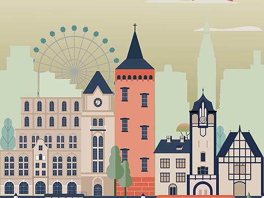 扁平风格·风景系列