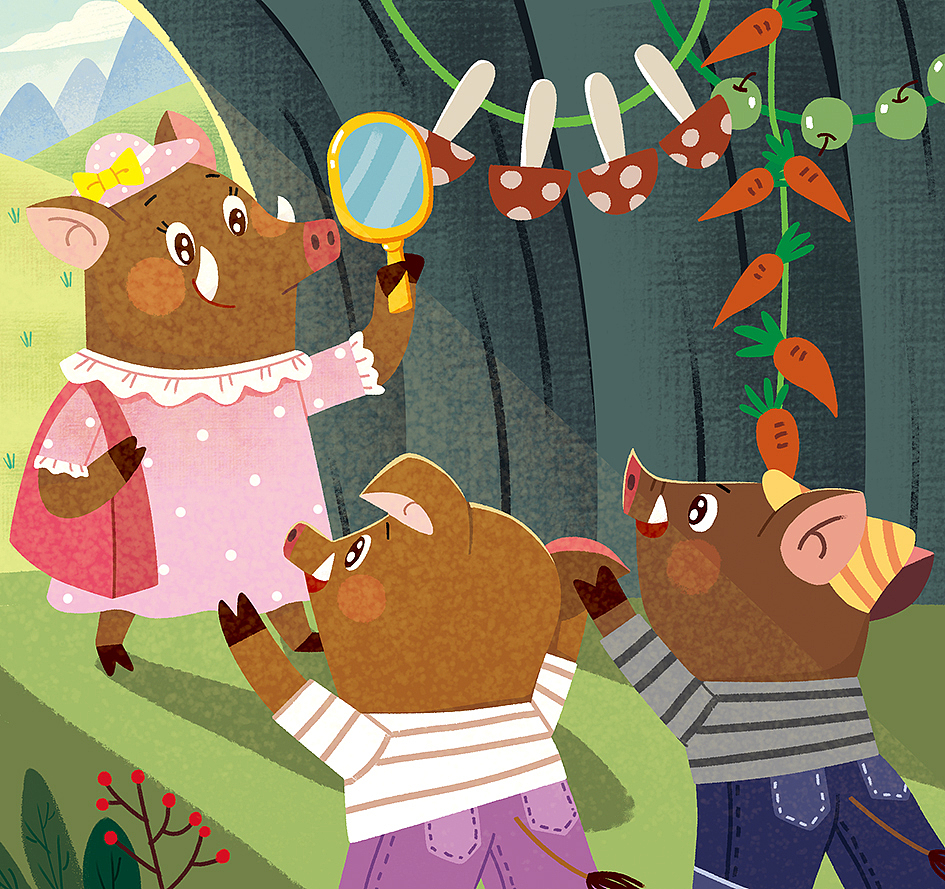 可愛兒插（圖ZMTUyMzE5Mzg0） - 兒童插畫 - 站酷設(shè)計師依依灬原創(chuàng)素材 - 站酷ZCOOL