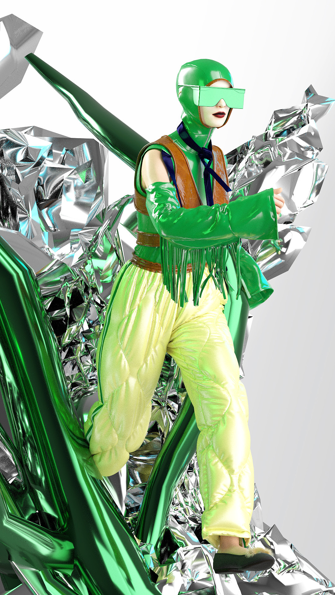 meta fashion虚拟服装作品集合|三维|人物/生物|绘有梦_原创作品-站酷