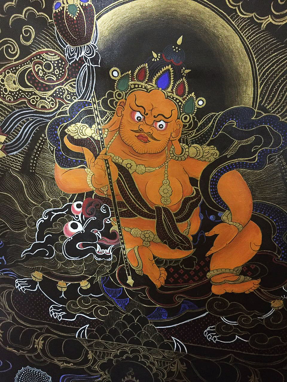 一幅不正规唐卡画