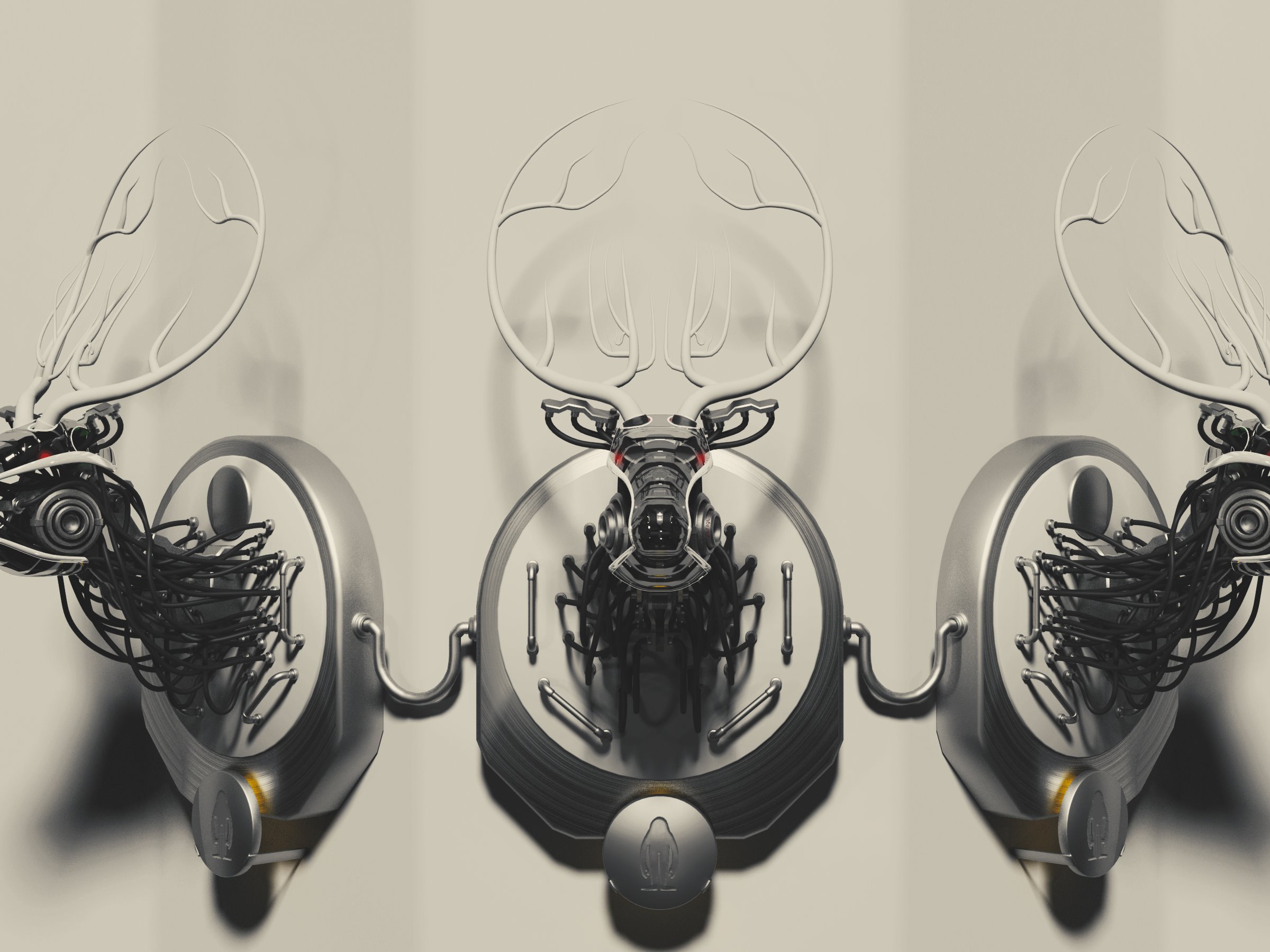 蕉内圣诞机械鹿设计