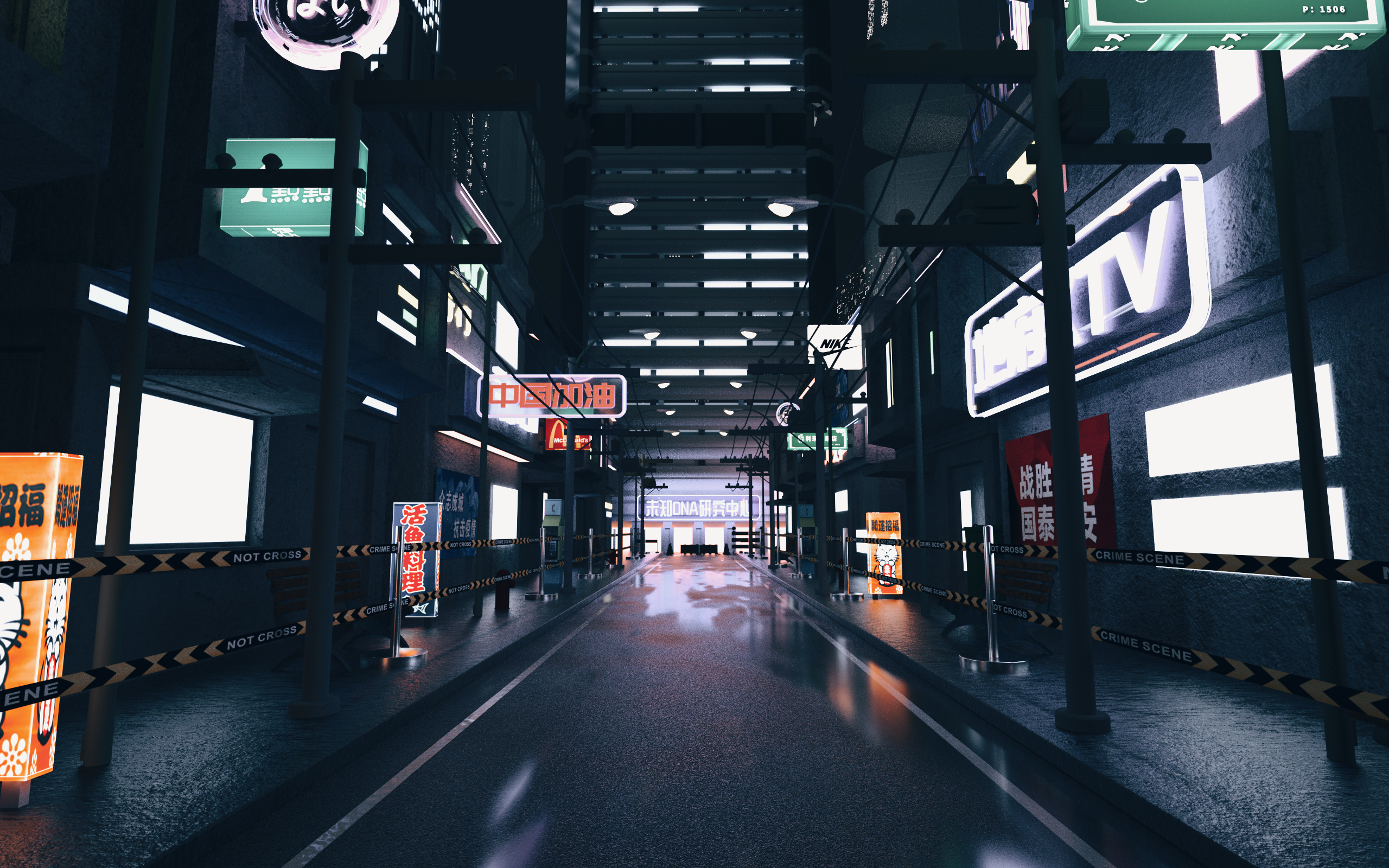 oc 赛博朋克 练习