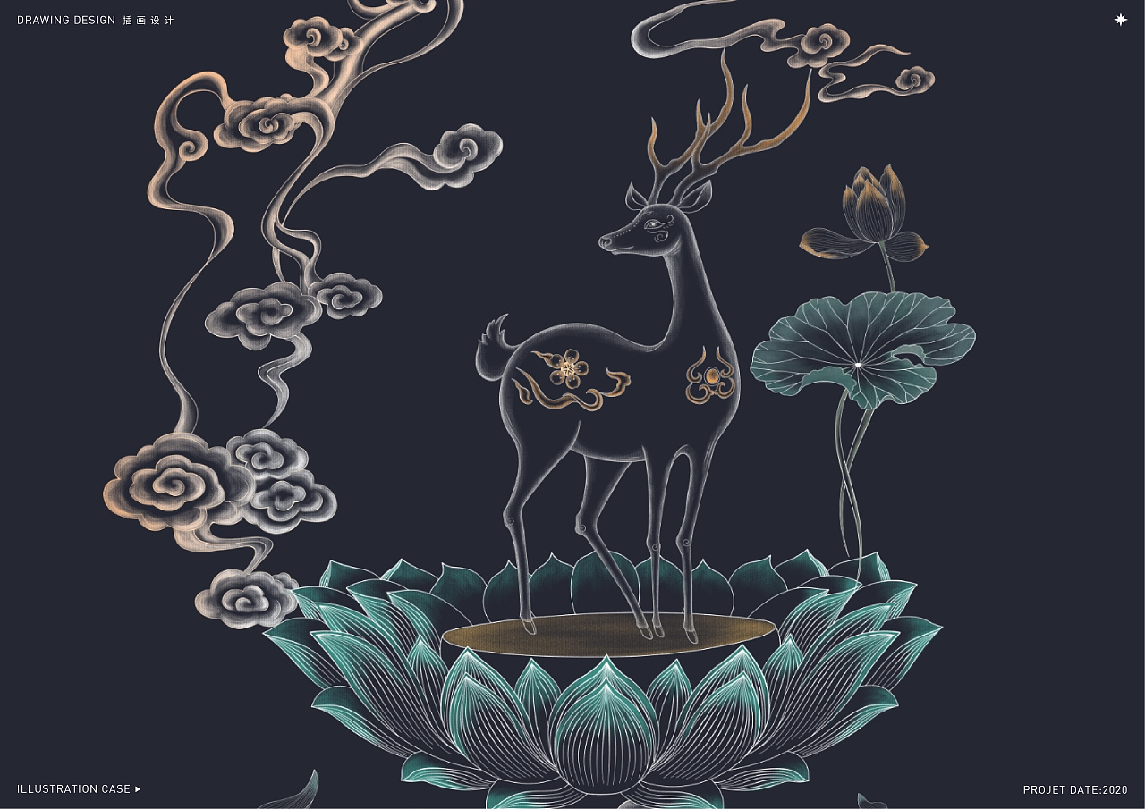 装饰画 | 新国风插画|插画|艺术插画|sususnsn - 原创作品 - 站酷