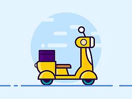 AI摩托車快速上色教程