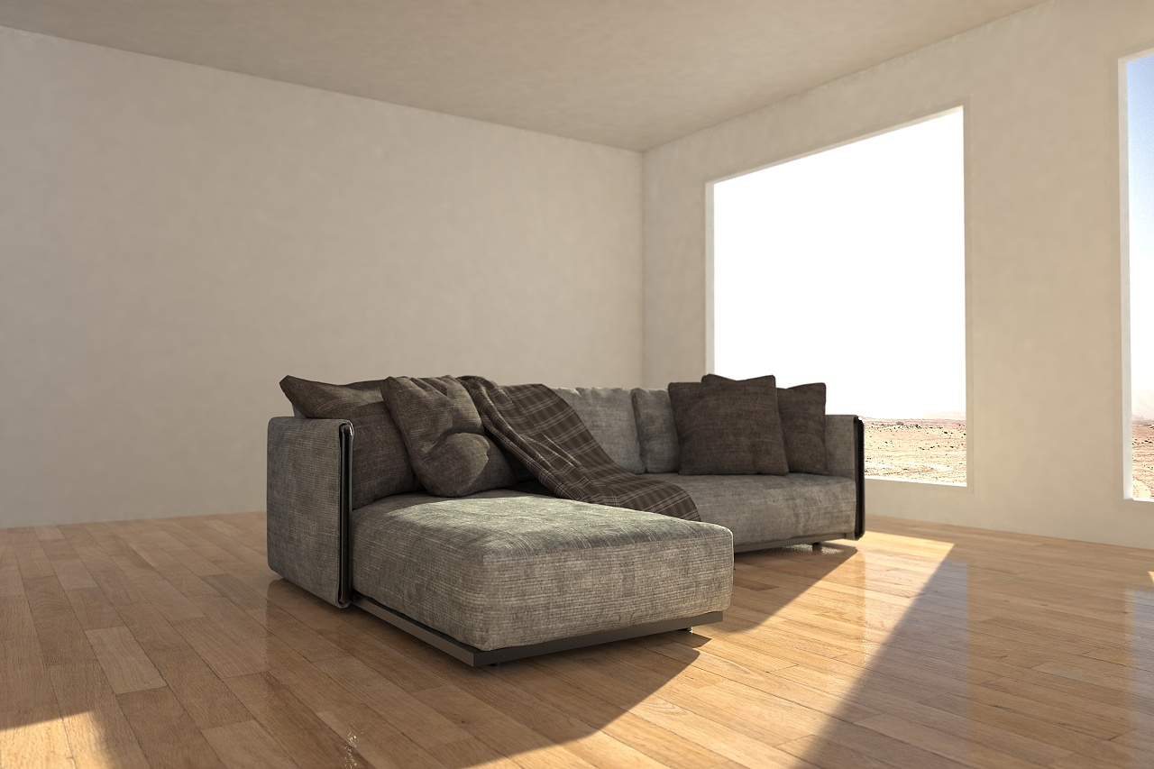 keyshot室内打光练习