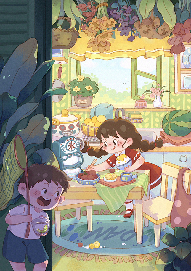 夏日物语系列之可爱的厨房