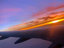 飞机上的一瞬间