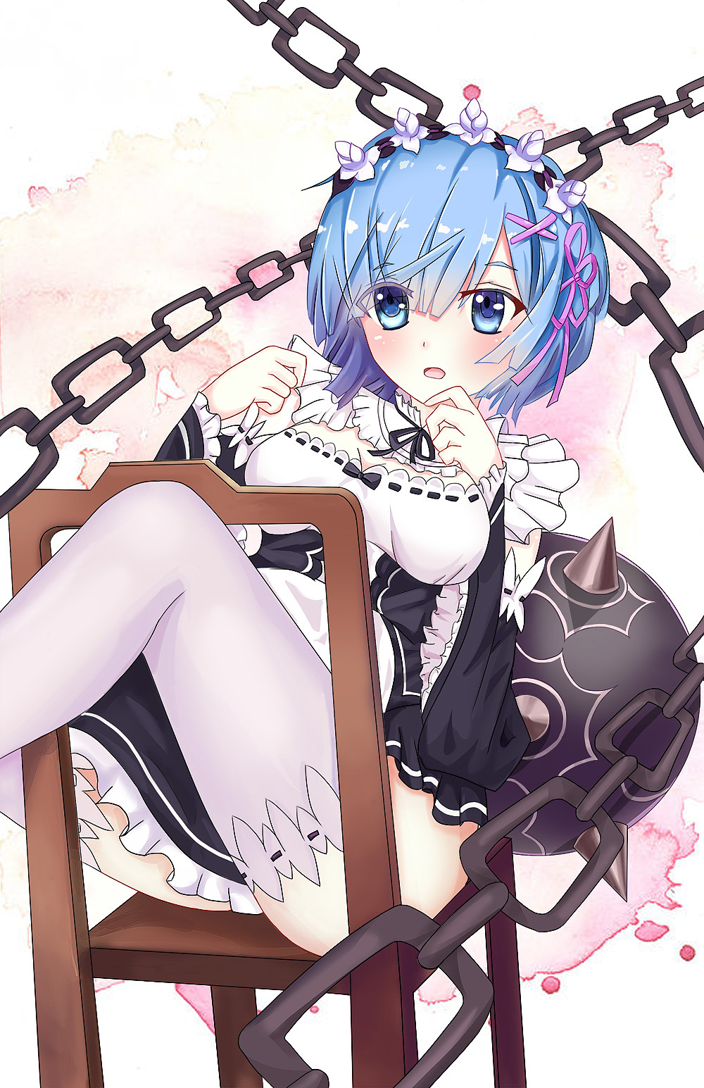 雷姆同人绘画-Re：从零开始的异世界生活（图ZNTg0NzIwMTI=） - 艺术插画 - 站酷设计师精分与小透明原创素材 - 站酷ZCOOL