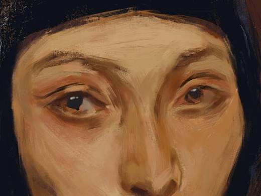 頭像練習(xí)臨摹油畫薩金特（個(gè)人主頁-ZNDcxNzg5NTY=） - 創(chuàng)作習(xí)作 - 站酷設(shè)計(jì)師山茶娘原創(chuàng)素材 - 站酷ZCOOL