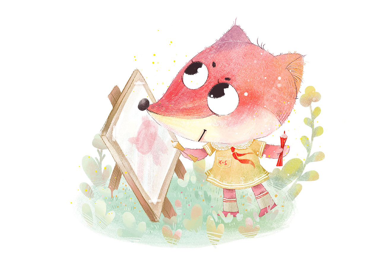 色粉儿童插画练习（图ZMTY2Mjk1NTUy） - 儿童插画 - 站酷设计师我有獠牙原创素材 - 站酷ZCOOL