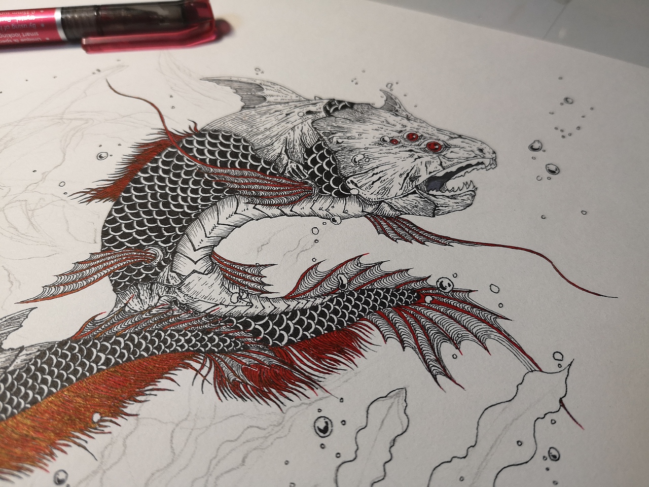 20191202山海经毣柞山海南山经怪鱼