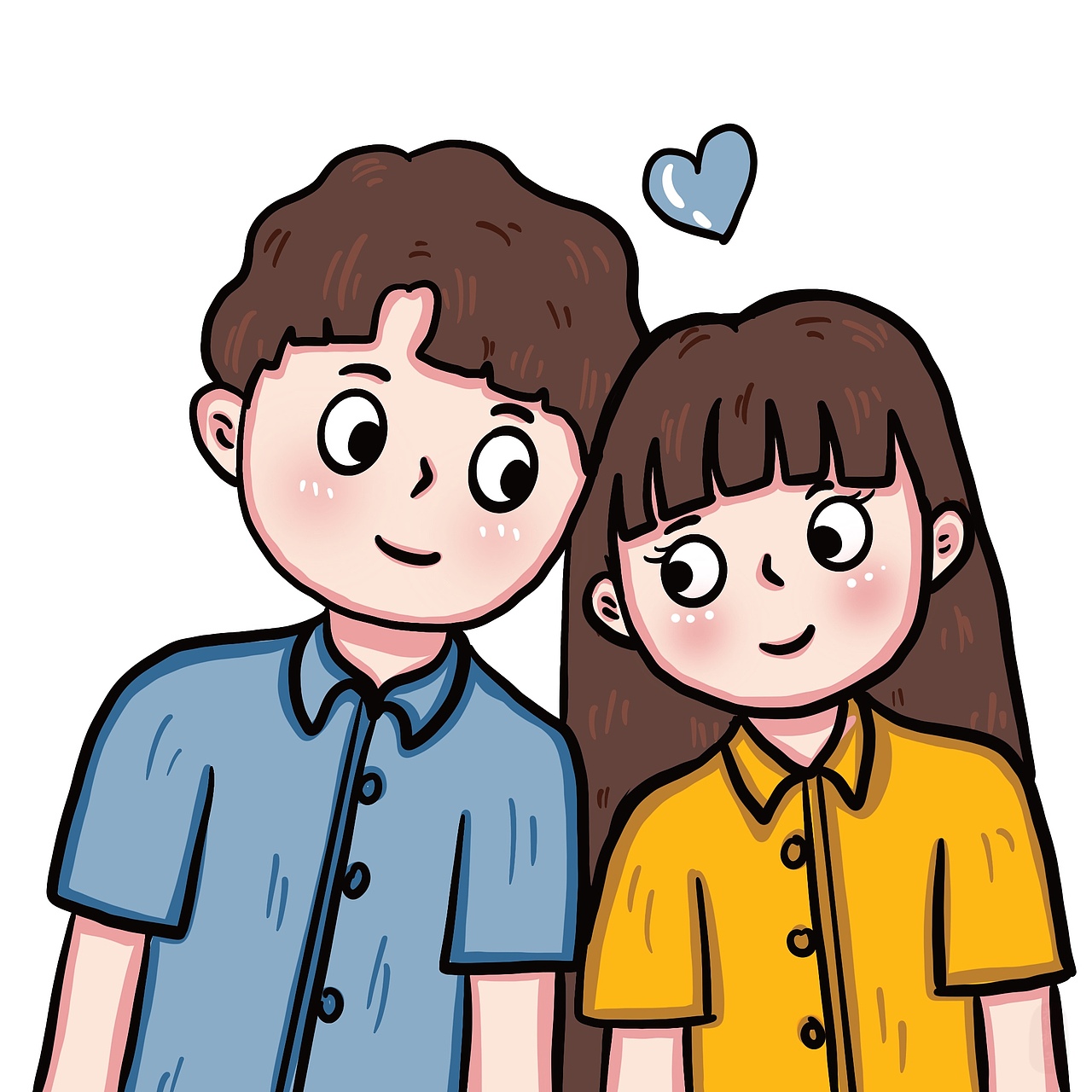 可爱的情侣头像可可爱爱