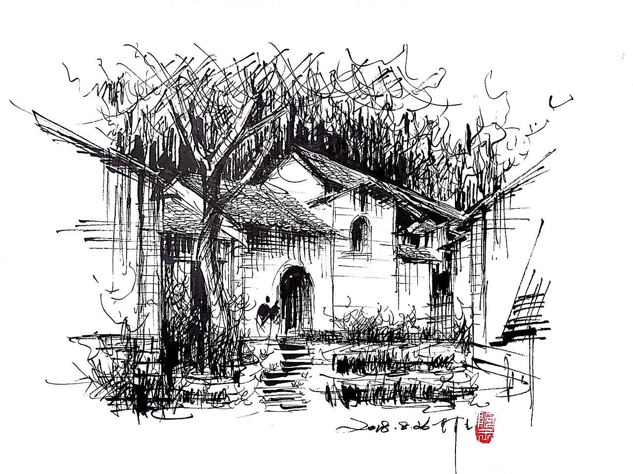 阿王速写（图ZMTI2NDkyNTc2） - 绘画 - 站酷设计师阿王手绘原创素材 - 站酷ZCOOL