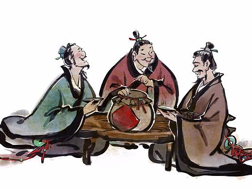 酒包装插画
