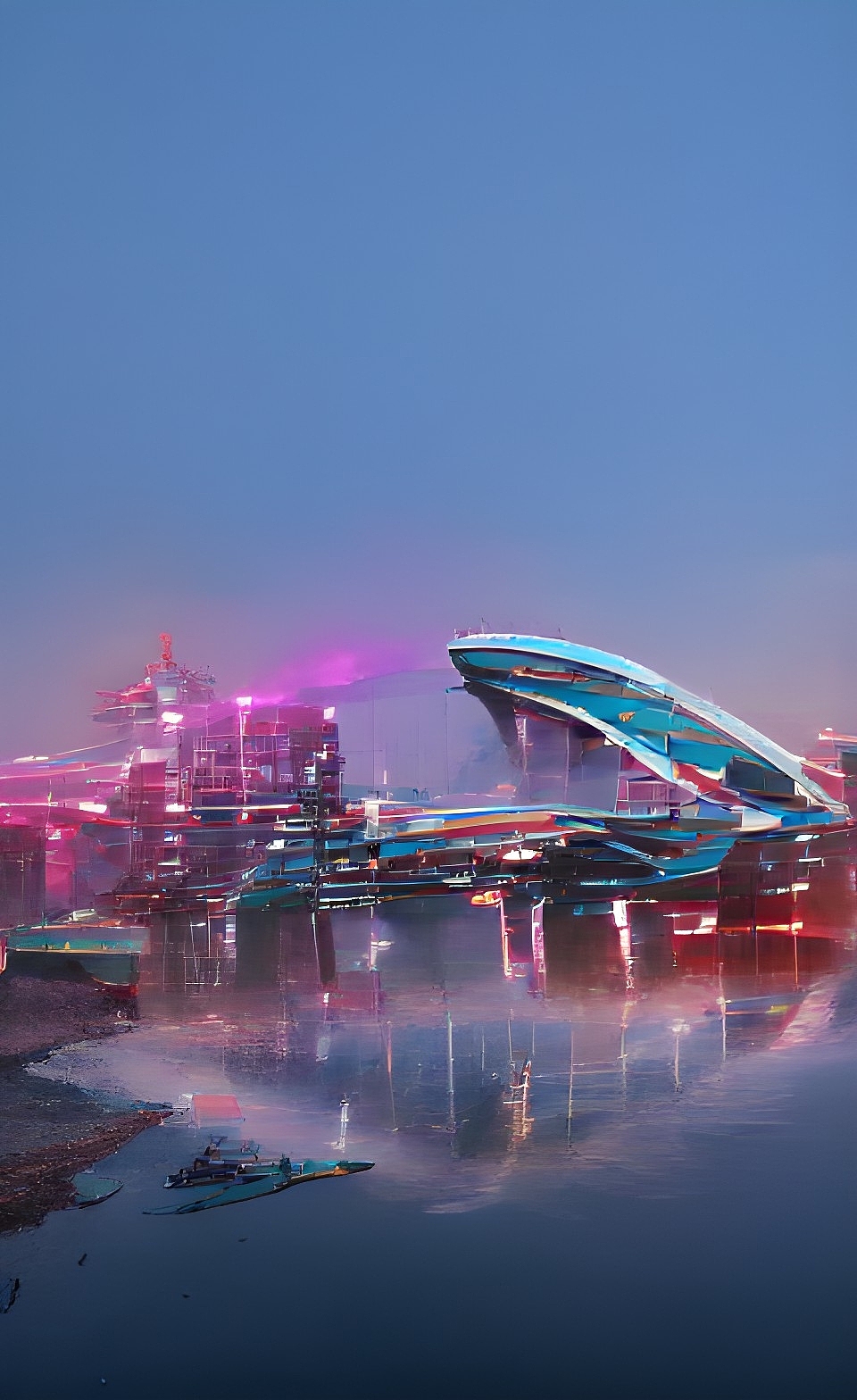 赛博朋克风的临沂（图ZMjk3OTg1NTY4） - 环境/建筑摄影 - 站酷设计师先森WANG原创素材 - 站酷ZCOOL