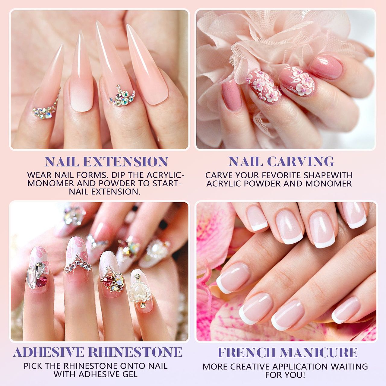 跨境电商-美甲樱花系列🌸（图ZMzQwNDM3MTA0） - 生活用品 - 站酷设计师SUE多肉少女原创素材 - 站酷ZCOOL