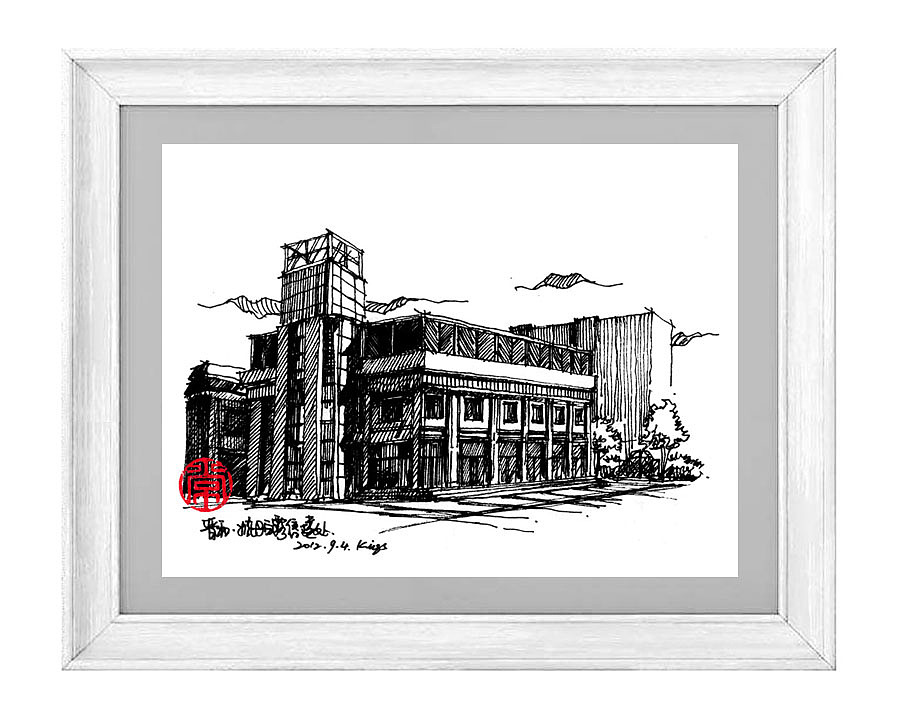 邯郸建筑手绘【七】办公写字楼