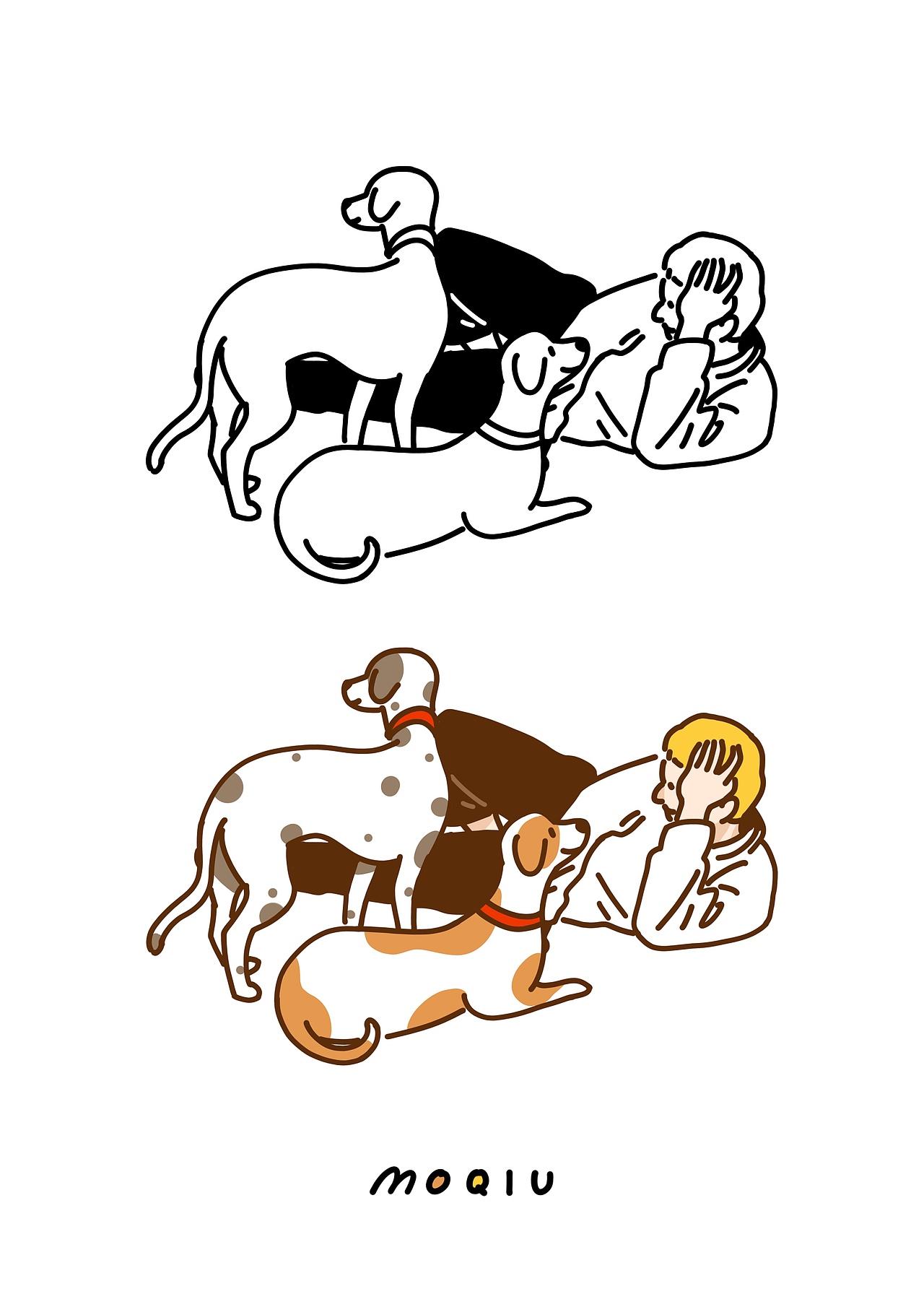 人儿们（图ZMjYxMTgzMTY4） - 艺术插画 - 站酷设计师徐末秋原创素材 - 站酷ZCOOL